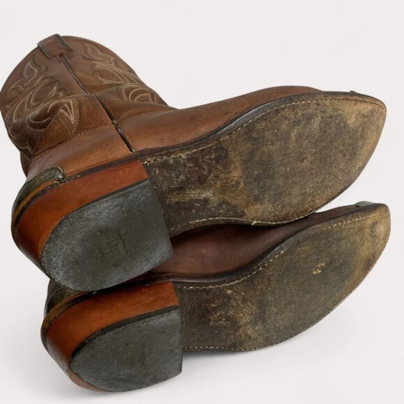 Nocona Brown Western Cowboy Boots - Picture 14 of 14